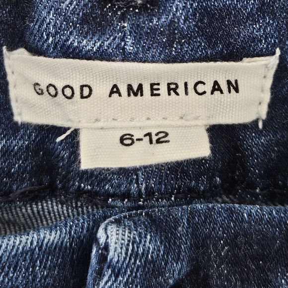 Good American Always Fit Good Classic Slim straight Jean Indigo Wash 6-12 - Picture 13 of 16